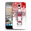 Дизайнерский силиконовый чехол для Micromax Canvas Spark Smirnoff