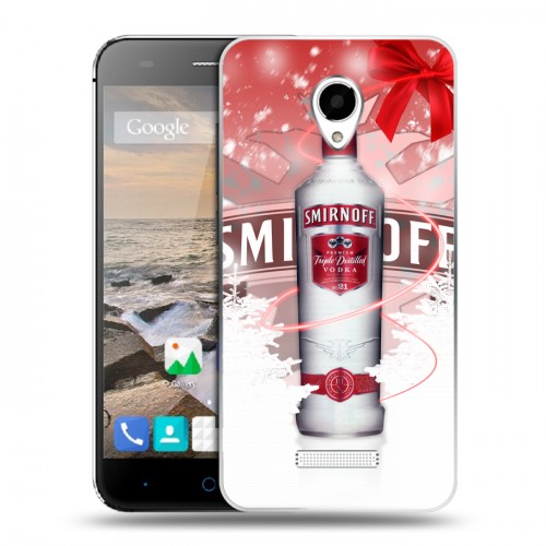 Дизайнерский силиконовый чехол для Micromax Canvas Spark Smirnoff