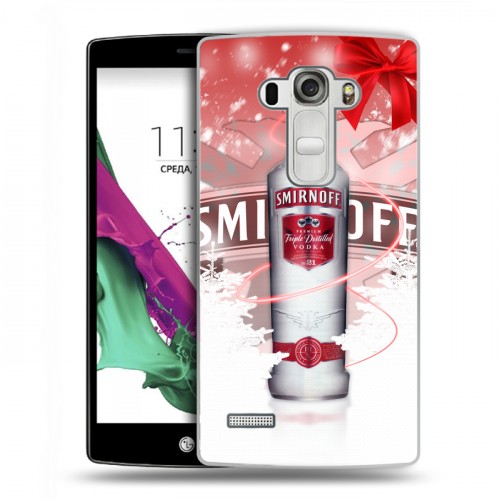 Дизайнерский пластиковый чехол для LG G4 S Smirnoff