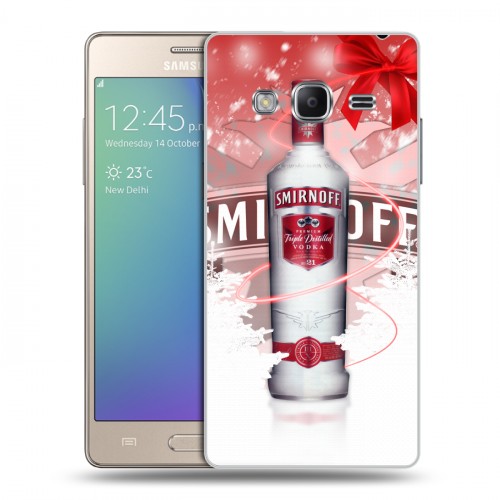 Дизайнерский пластиковый чехол для Samsung Z3 Smirnoff