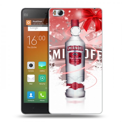 Дизайнерский пластиковый чехол для Xiaomi Mi4S Smirnoff