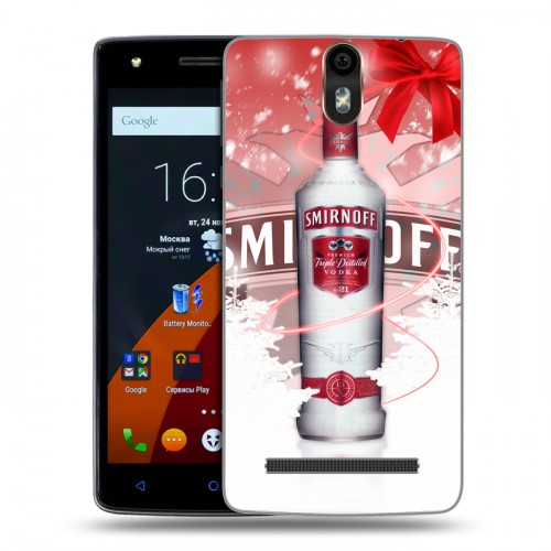 Дизайнерский силиконовый чехол для Wileyfox Storm Smirnoff