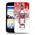 Дизайнерский пластиковый чехол для ZTE Blade A510 Smirnoff