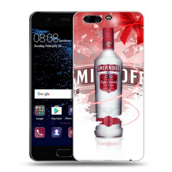 Дизайнерский силиконовый чехол для Huawei P10 Plus Smirnoff (на заказ)