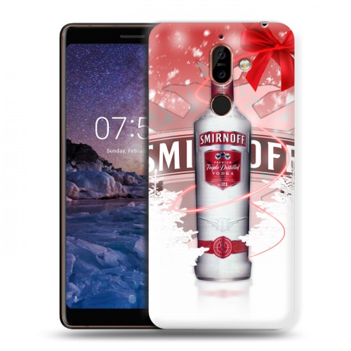 Дизайнерский пластиковый чехол для Nokia 7 Plus Smirnoff