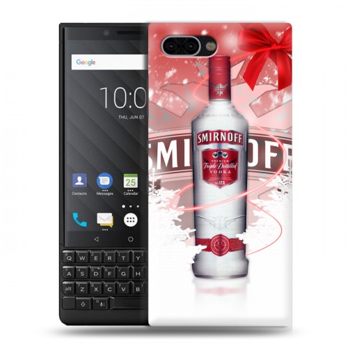 Дизайнерский пластиковый чехол для BlackBerry KEY2 Smirnoff