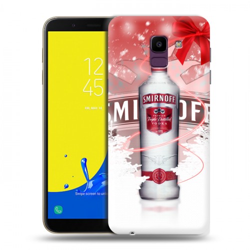 Дизайнерский пластиковый чехол для Samsung Galaxy J6 Smirnoff