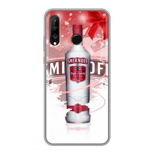 Дизайнерский силиконовый чехол для Huawei P30 Lite Smirnoff