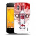 Дизайнерский пластиковый чехол для LG Google Nexus 4 Smirnoff