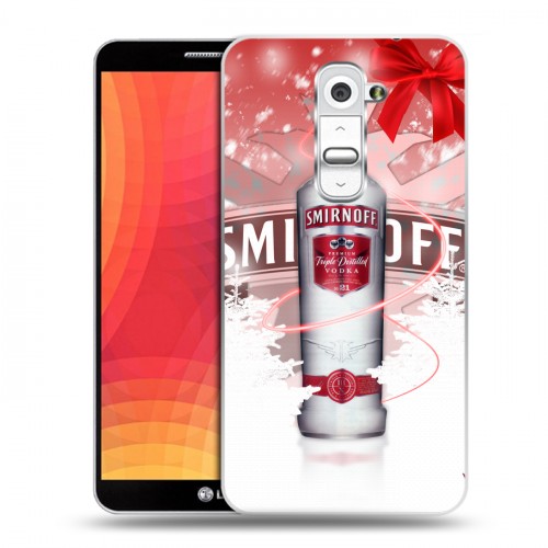 Дизайнерский пластиковый чехол для LG Optimus G2 Smirnoff