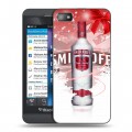 Дизайнерский пластиковый чехол для BlackBerry Z10 Smirnoff