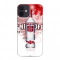 Дизайнерский силиконовый с усиленными углами чехол для Iphone 12 Mini Smirnoff