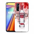 Дизайнерский силиконовый с усиленными углами чехол для Realme 7 Smirnoff