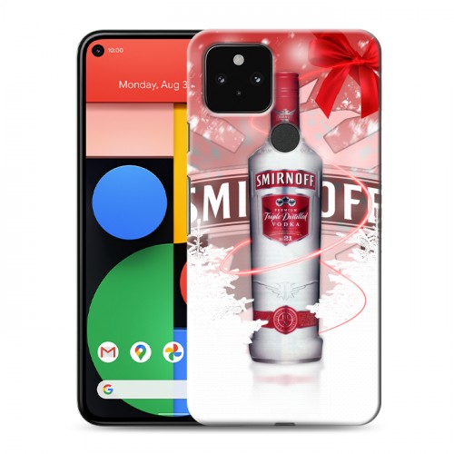 Дизайнерский пластиковый чехол для Google Pixel 5 Smirnoff