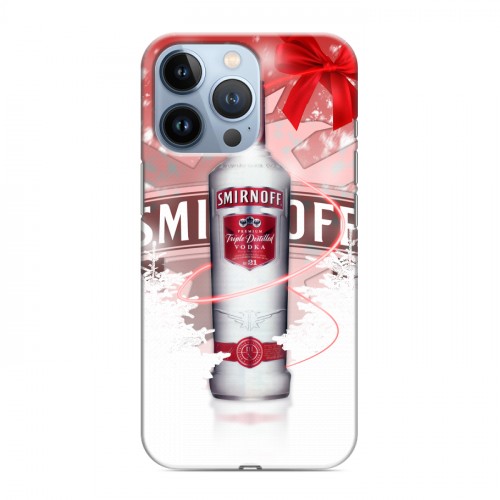 Дизайнерский силиконовый чехол для Iphone 13 Pro Smirnoff