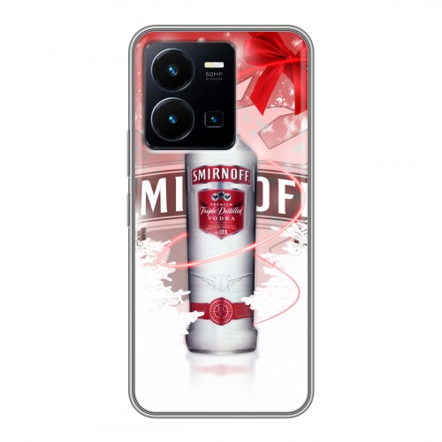 Дизайнерский силиконовый чехол для Vivo Y35 Smirnoff