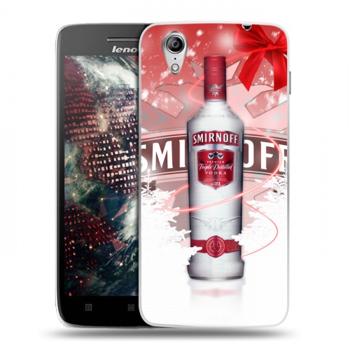 Дизайнерский пластиковый чехол для Lenovo Vibe X Smirnoff