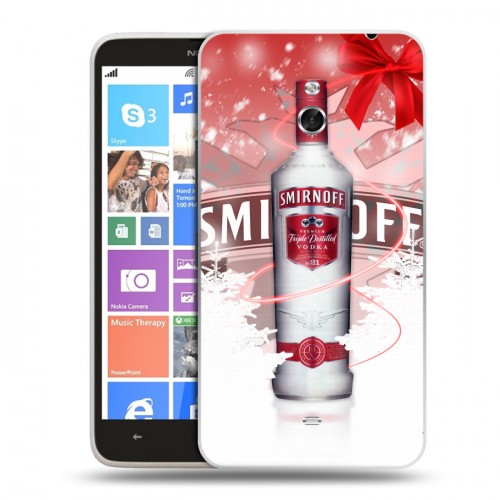 Дизайнерский пластиковый чехол для Nokia Lumia 1320 Smirnoff