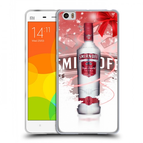 Дизайнерский силиконовый чехол для Xiaomi Mi Note Smirnoff