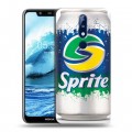 Дизайнерский силиконовый чехол для Nokia 5.1 Plus Sprite