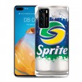 Дизайнерский силиконовый с усиленными углами чехол для Huawei P40 Sprite