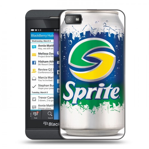 Дизайнерский пластиковый чехол для BlackBerry Z10 Sprite