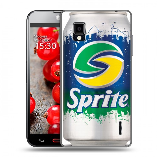 Дизайнерский пластиковый чехол для LG Optimus G Sprite