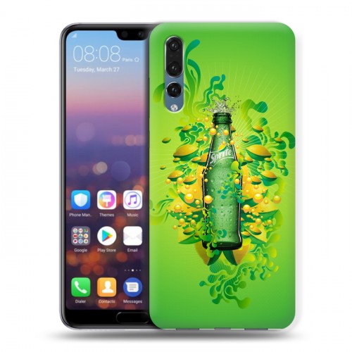 Дизайнерский силиконовый с усиленными углами чехол для Huawei P20 Pro Sprite