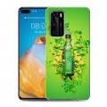 Дизайнерский силиконовый с усиленными углами чехол для Huawei P40 Sprite