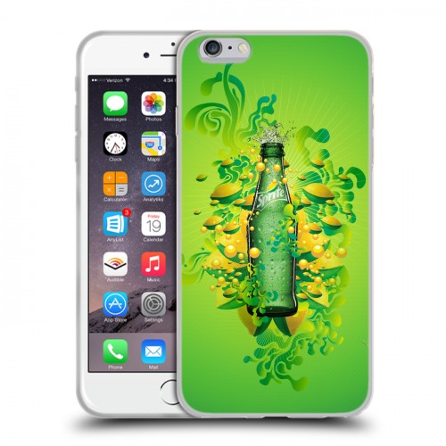 Дизайнерский силиконовый чехол для Iphone 6 Plus/6s Plus Sprite