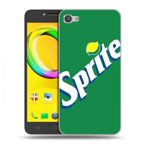 Дизайнерский силиконовый чехол для Alcatel A5 LED Sprite