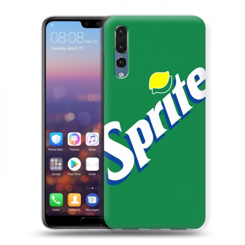 Дизайнерский силиконовый с усиленными углами чехол для Huawei P20 Pro Sprite