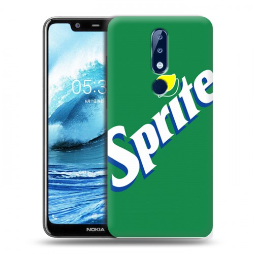 Дизайнерский силиконовый чехол для Nokia 5.1 Plus Sprite