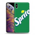 Дизайнерский силиконовый чехол для Iphone Xs Max Sprite