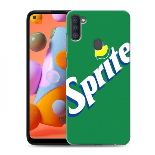 Дизайнерский силиконовый с усиленными углами чехол для Samsung Galaxy A11 Sprite