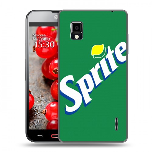 Дизайнерский пластиковый чехол для LG Optimus G Sprite