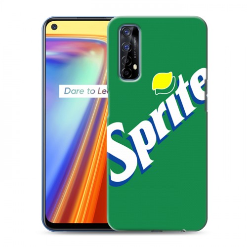 Дизайнерский силиконовый с усиленными углами чехол для Realme 7 Sprite