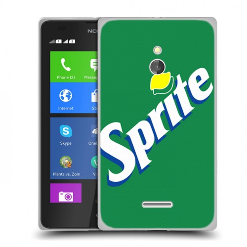 Дизайнерский силиконовый чехол для Nokia XL Sprite