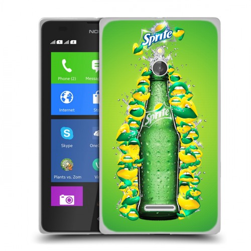 Дизайнерский силиконовый чехол для Nokia XL Sprite