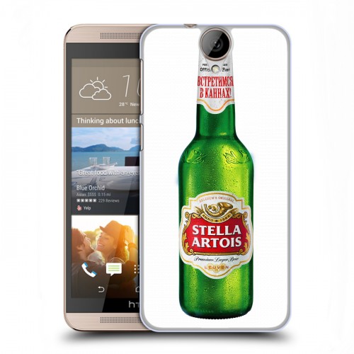 Дизайнерский пластиковый чехол для HTC One E9+ Stella Artois