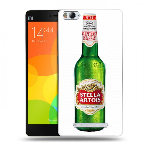 Дизайнерский пластиковый чехол для Xiaomi Mi4i Stella Artois