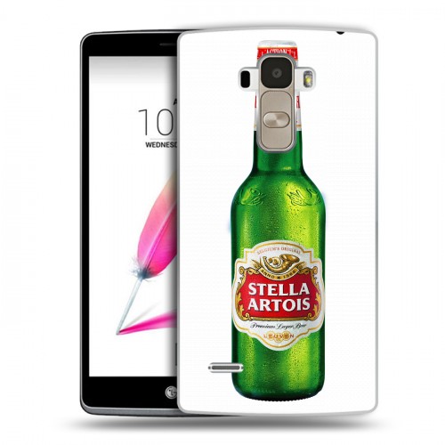 Дизайнерский пластиковый чехол для LG G4 Stylus Stella Artois