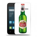 Дизайнерский пластиковый чехол для Alcatel One Touch Pixi 3 (4.5) Stella Artois