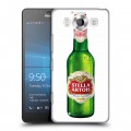 Дизайнерский пластиковый чехол для Microsoft Lumia 950 Stella Artois