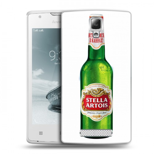 Дизайнерский пластиковый чехол для Lenovo A1000 Stella Artois