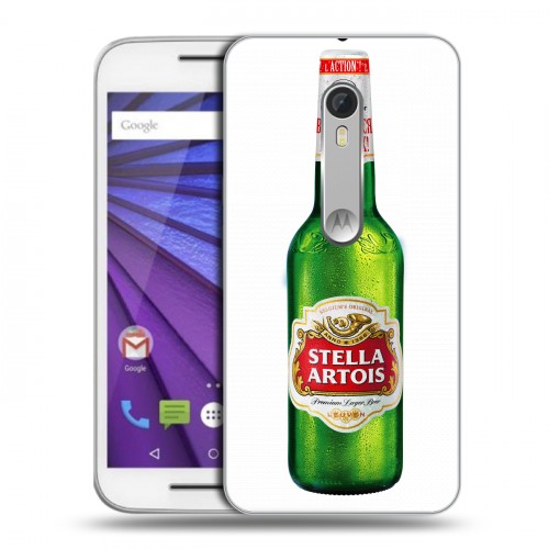 Дизайнерский пластиковый чехол для Lenovo Moto G Stella Artois