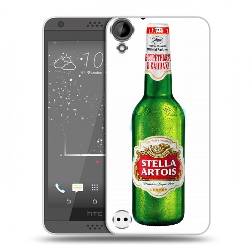 Дизайнерский пластиковый чехол для HTC Desire 530 Stella Artois