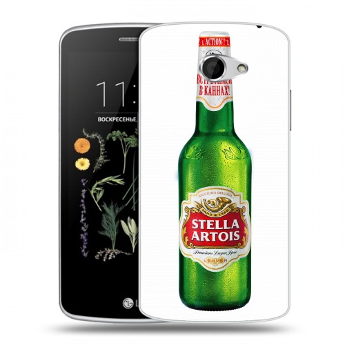 Дизайнерский пластиковый чехол для LG K5 Stella Artois