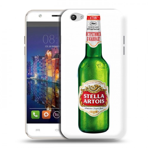 Дизайнерский силиконовый чехол для BQ Amsterdam Stella Artois