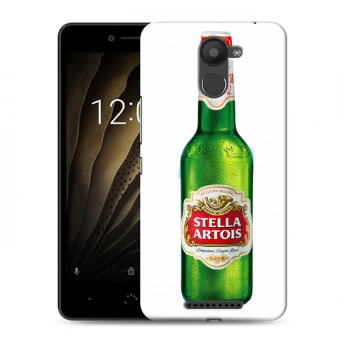 Дизайнерский силиконовый чехол для BQ Aquaris U Stella Artois